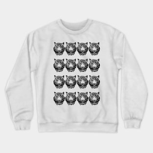 Tiger Faces Crewneck Sweatshirt